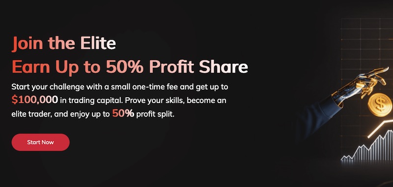 Join the Easy Trading Elite Program: Unlock Up to $100,000 in Capital and Earn a 50% Profit Share